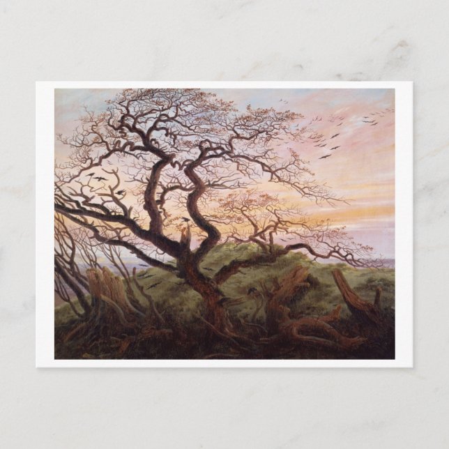 Postal El árbol de cuervos, 1822 (Anverso)