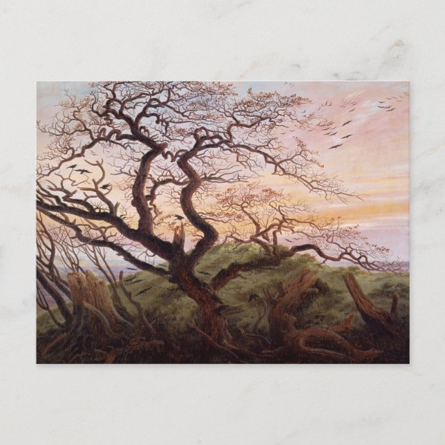 Postal El árbol de cuervos, 1822 (Anverso)