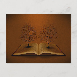 Postal El árbol de GiddyUp y el árbol de guiones de Bickh