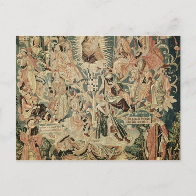 Postal El árbol de Jesse (Anverso)