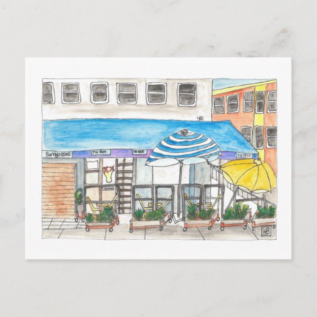 Postal El árbol de la higuera (Anverso)