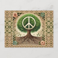 El árbol de la paz de la vida en la Tierra