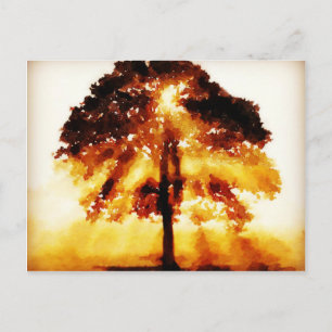 Postal El árbol de la vida