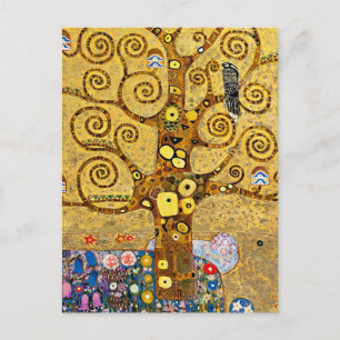 Postal "El árbol de la vida" , Gustav Klimt