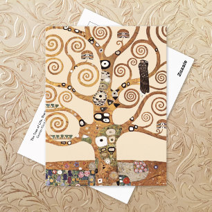 Postal El árbol de la vida, Stoclet Frieze Gustav Klimt