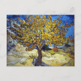 Postal El árbol de las moras, Vincent van Gogh. Vintage
