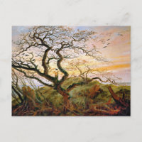 El árbol de los cuervos de Caspar David Friedrich
