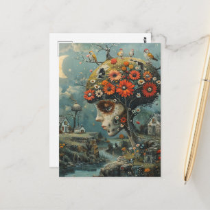 Postal El árbol humano