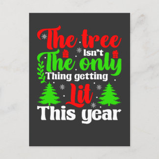 Postal El árbol no es lo único que se enciende este año