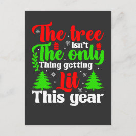 Postal El árbol no es lo único que se enciende este año
