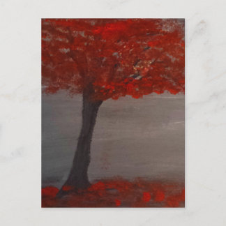 Postal El árbol rojo