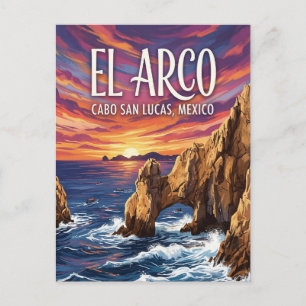 Postal El Arco de Cabo San Lucas