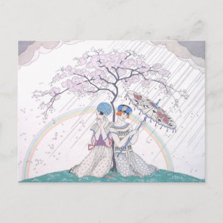 Postal El arco iris de George Barbier