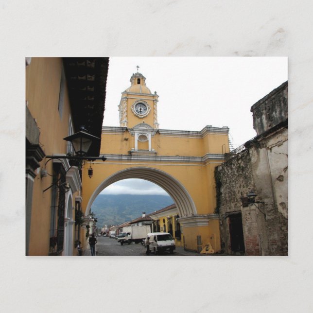 Postal EL Arco, La Antigua, Guatemala (Anverso)