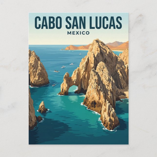 Postal El Arco México (Anverso)