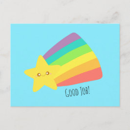 Postal El arcoiris de una estrella corta