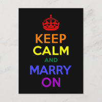 El arcoiris mantiene la calma y se casa