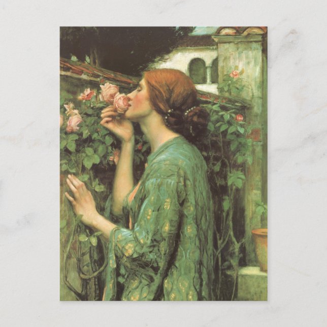 Postal El aroma de los Rosas (Anverso)