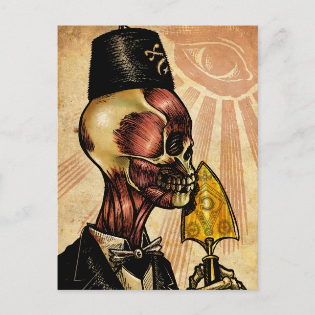 Postal El arquitecto (Anverso)