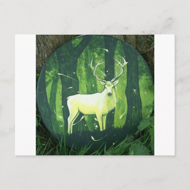 Postal El arte blanco (Anverso)