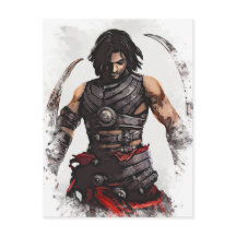 El arte de fantasía del príncipe guerrero persa