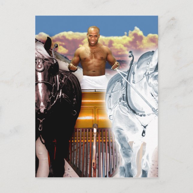 Postal El arte de la carta de tarot cariota (Anverso)