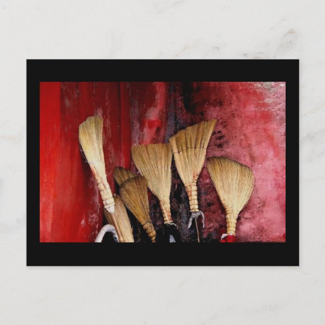 Postal El arte de la limpieza (Anverso)