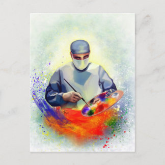 Postal El arte de la medicina
