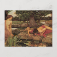 El arte fino de Echo y Narciso
