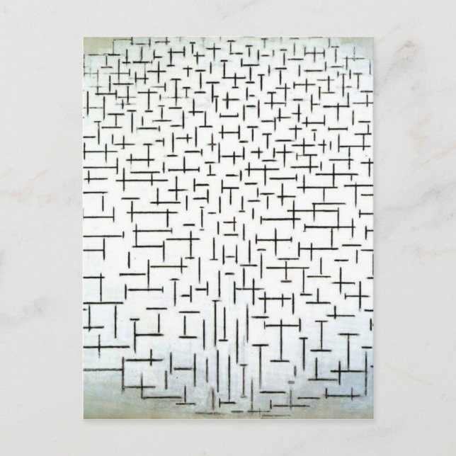 Postal El arte moderno de Mondrian Piet (Anverso)