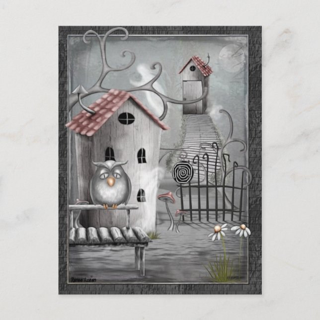 Postal El arte popular gótico creek (Anverso)