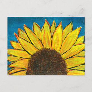Postal El ascenso del girasol