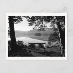 Postal El asco de Friar sobre el agua derwentwater