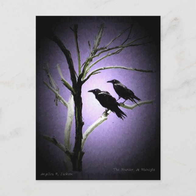 Postal El Asesinato, A Medianoche (Anverso)