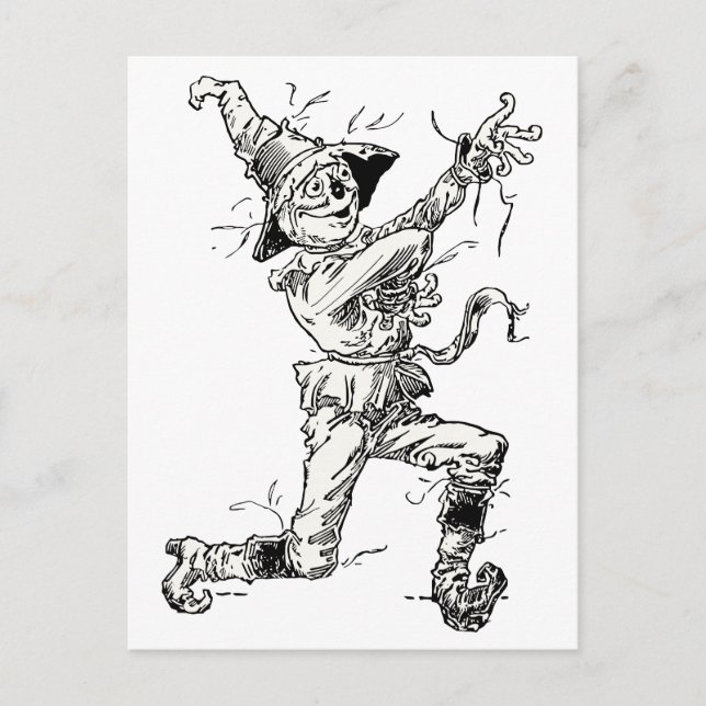 Postal El asistente de cosecha de Oz Fairy Tales, el espa (Anverso)