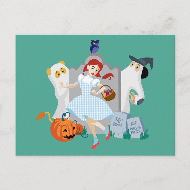 Postal El Asistente De Oz™ | Dorothy Halloween Happy Danc (Anverso)