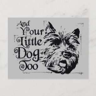 Postal El Asistente De Oz™   Y Tu Pequeño Perro También