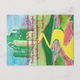 Postal El asistente del arte australiano