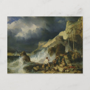 Postal El ataque de los contrabandistas, c.1837