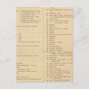 Postal El atlas de Londres de Stanford sobre geografía un