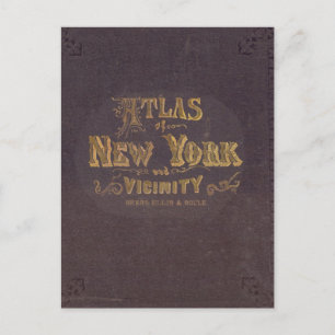 Postal El Atlas de Nueva York