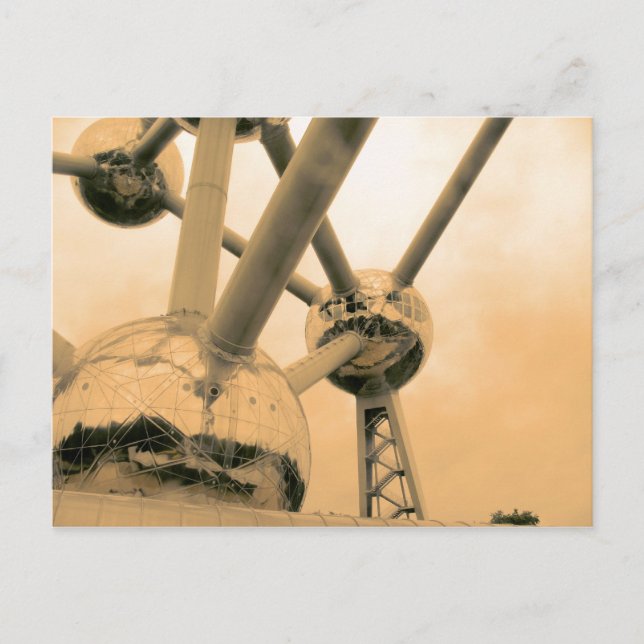 Postal El Atomium Brussels (Anverso)