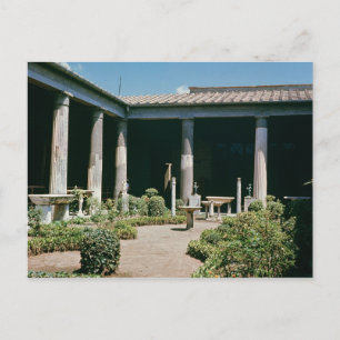 Postal El Atrio, casa de los Vettii