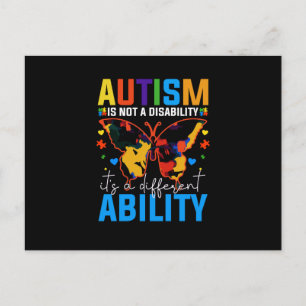 Postal El Autismo No Es Una Discapacidad, Es Diferente