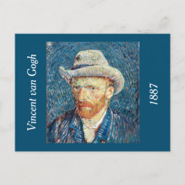 Postal El autorretrato de Vincent van Gogh