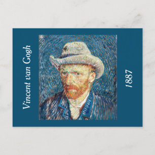 Postal El autorretrato de Vincent van Gogh