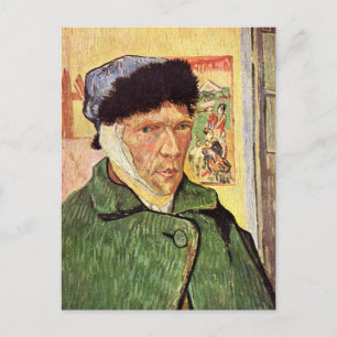 Postal El autorretrato de Vincent Van Gogh