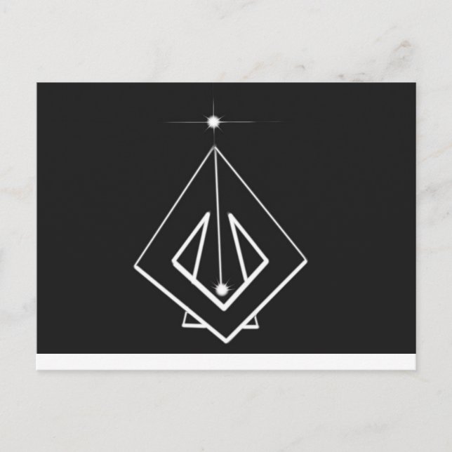 Postal El Avión Causal. (Anverso)