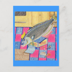 Postal El azulejos del suelo