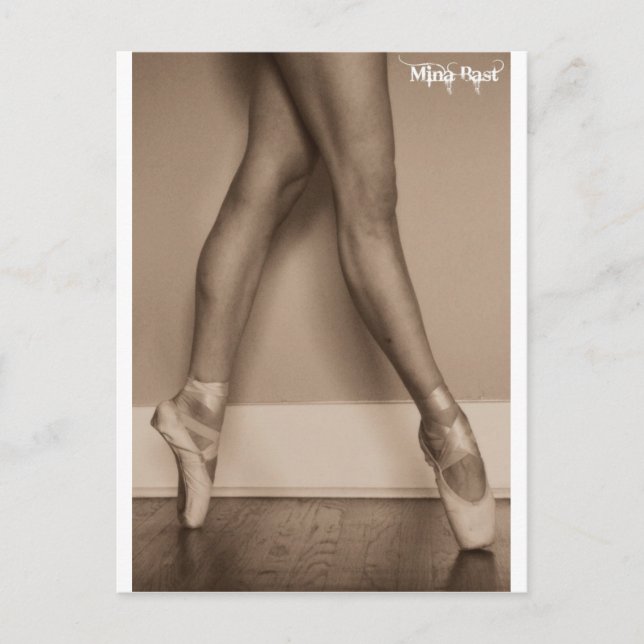 Postal El bailarín (Anverso)